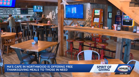 wmur - Mas Café & Tavern team preparing free Thanksgiving meals for the community